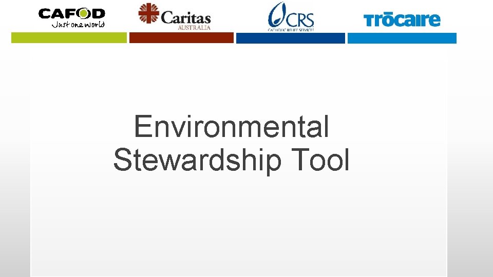 Environmental Stewardship Tool 