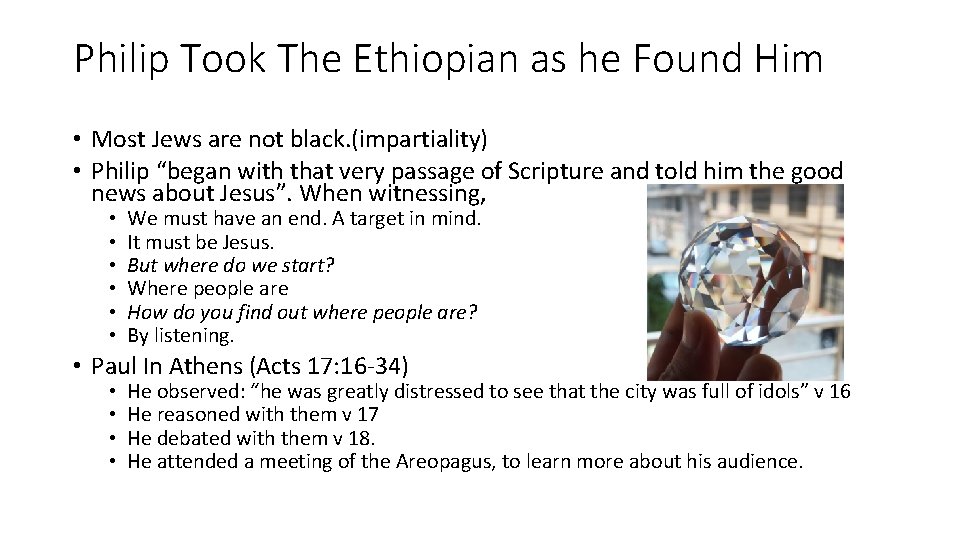 Philip Took The Ethiopian as he Found Him • Most Jews are not black.