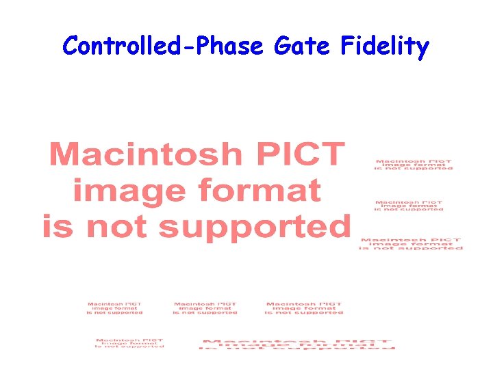 Controlled-Phase Gate Fidelity 