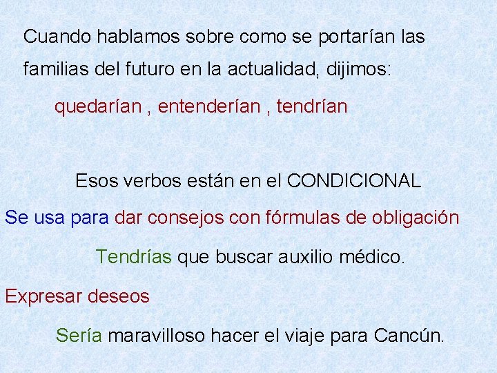 Cuando hablamos sobre como se portarían las familias del futuro en la actualidad, dijimos: