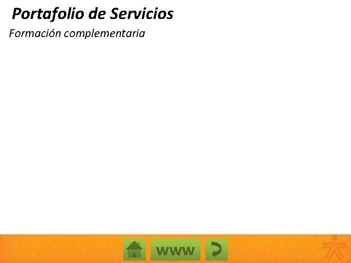 Portafolio de Servicios Formación complementaria www 