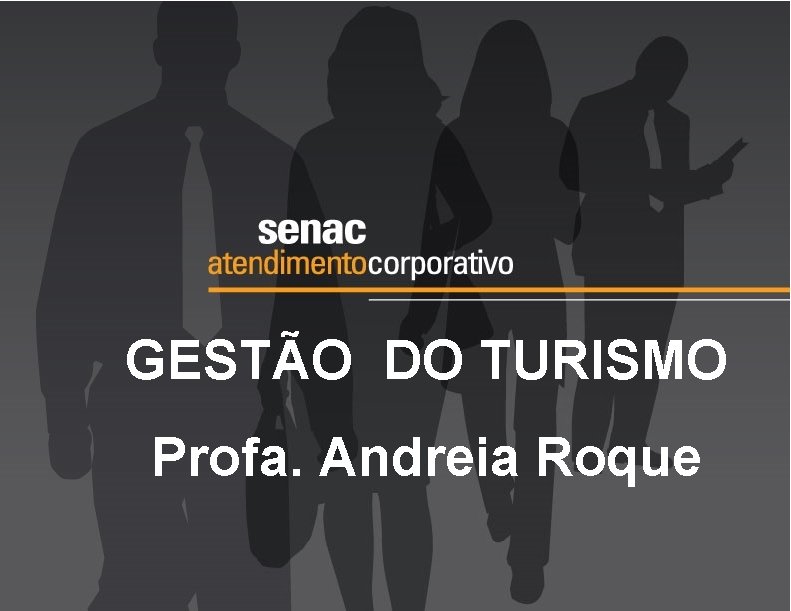 GESTÃO DO TURISMO Profa. Andreia Roque 