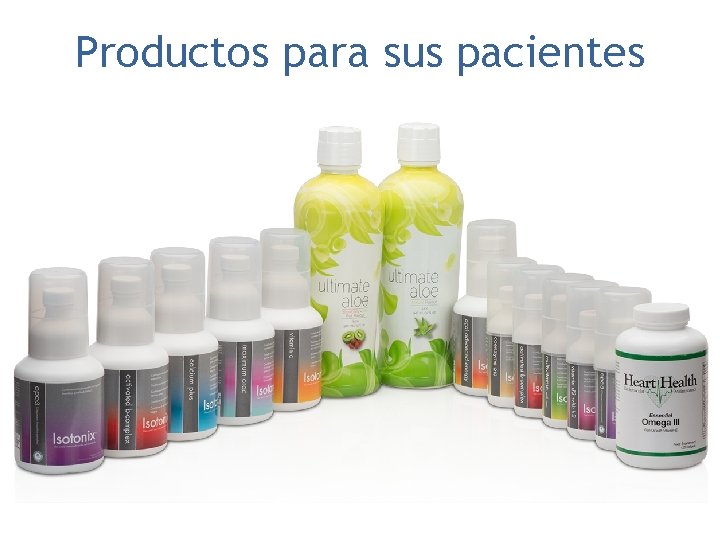 Productos para sus pacientes 