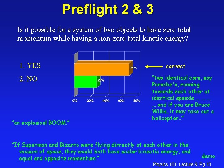 Preflight 2 & 3 Is it possible for a system of two objects to