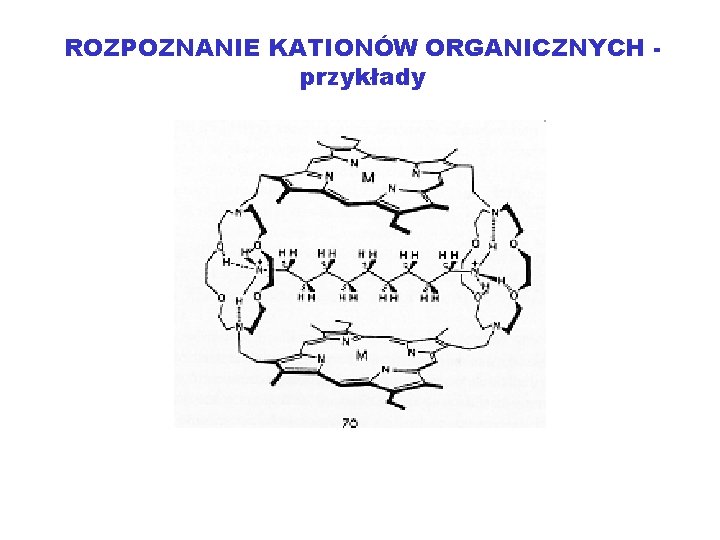 ROZPOZNANIE KATIONÓW ORGANICZNYCH przykłady 