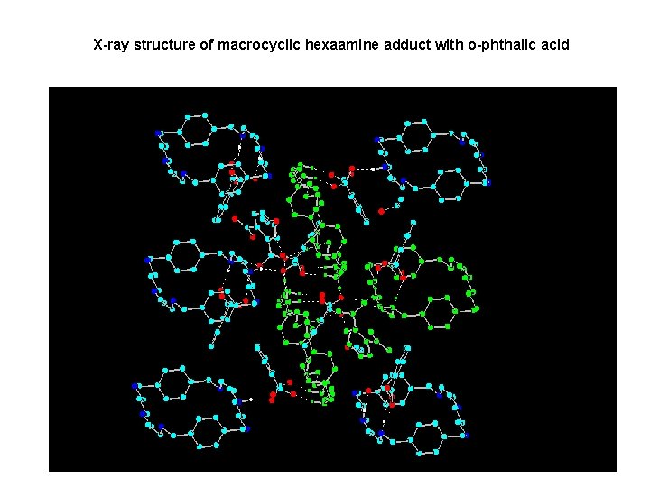 X-ray structure of macrocyclic hexaamine adduct with o-phthalic acid 