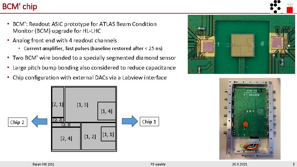 Beam test results with BCM and Tower Jazz