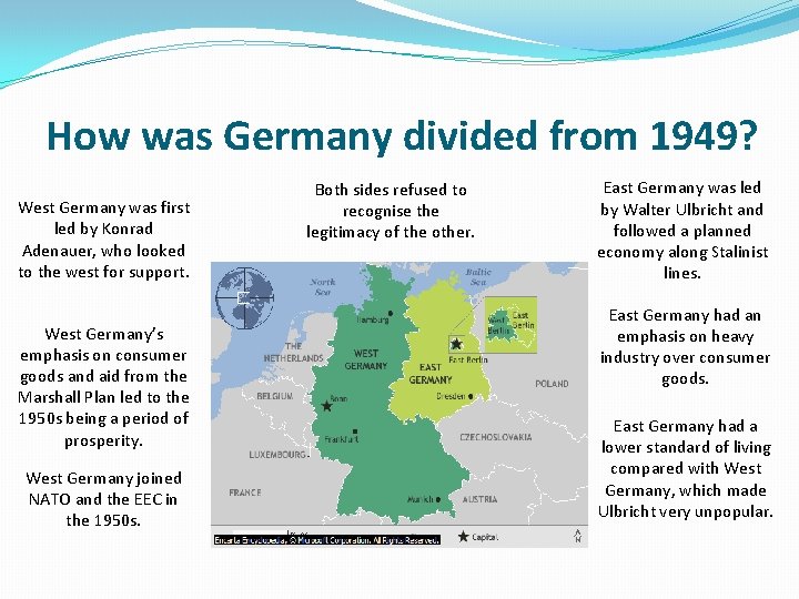 Why was the Berlin Wall built Learning objective