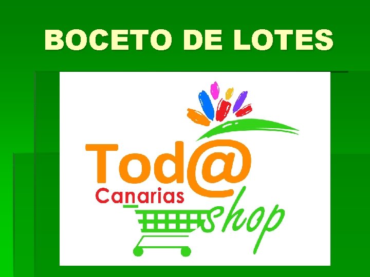 BOCETO DE LOTES 