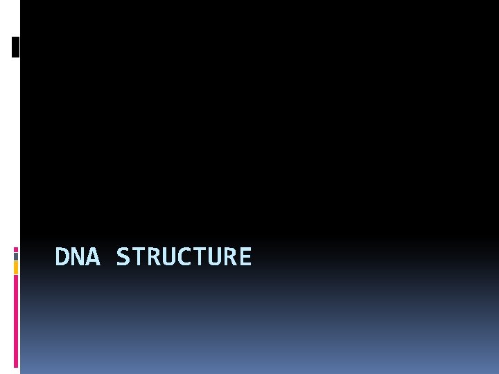 DNA STRUCTURE 