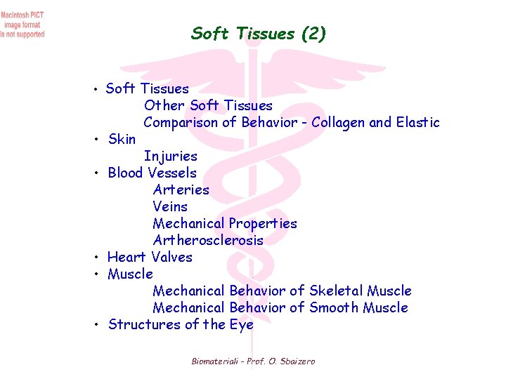 Soft Tissues (2) • • • Soft Tissues Other Soft Tissues Comparison of Behavior