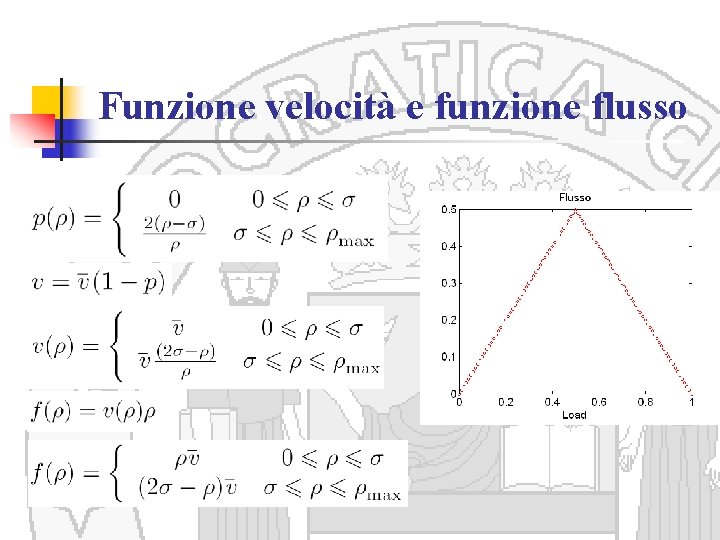 Funzione velocità e funzione flusso 