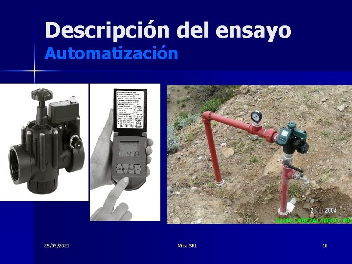 Descripción del ensayo Automatización 25/09/2021 Mida SRL 10 