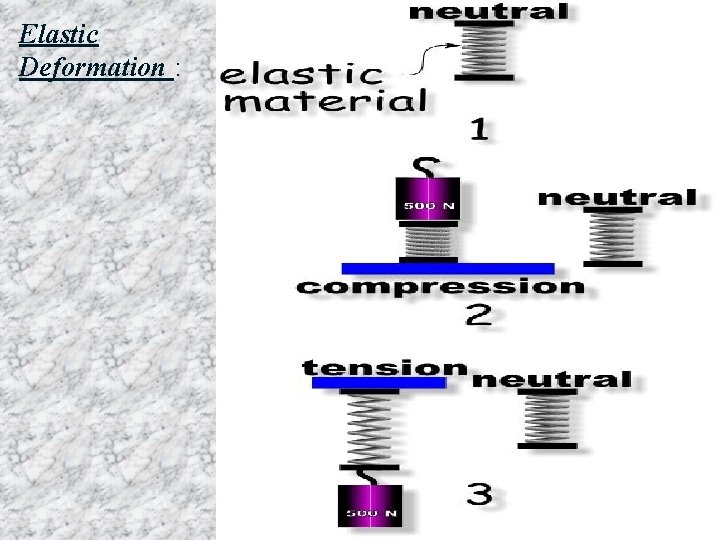 Elastic Deformation : 