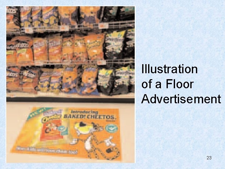 Illustration of a Floor Advertisement 23 