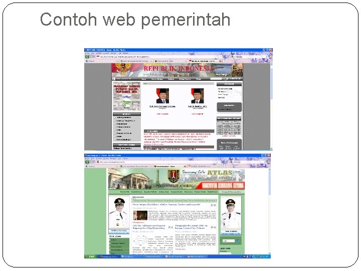 Contoh web pemerintah 