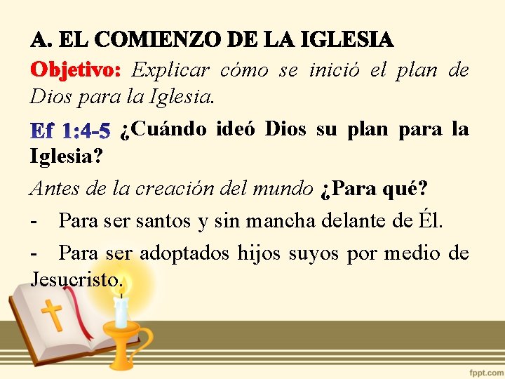 EL PLAN DE DIOS PARA LA IGLESIA LECCIN