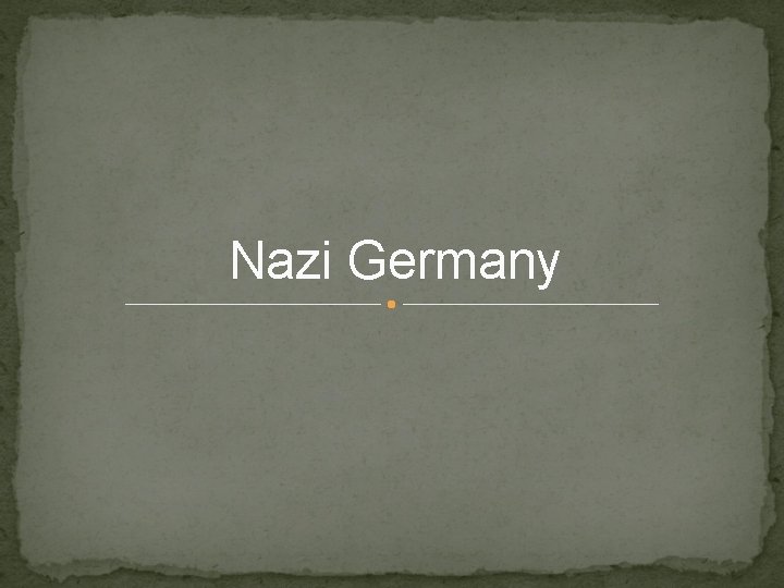 Nazi Germany 