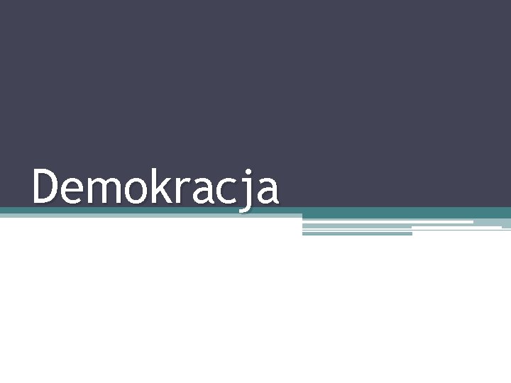 Demokracja 