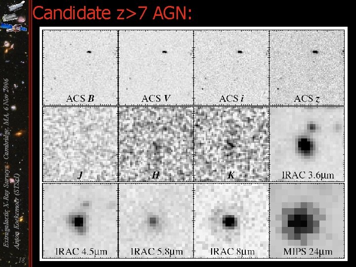 Anton Koekemoer (STSc. I) Extragalactic X-Ray Surveys - Cambridge, MA, 6 Nov 2006 Candidate