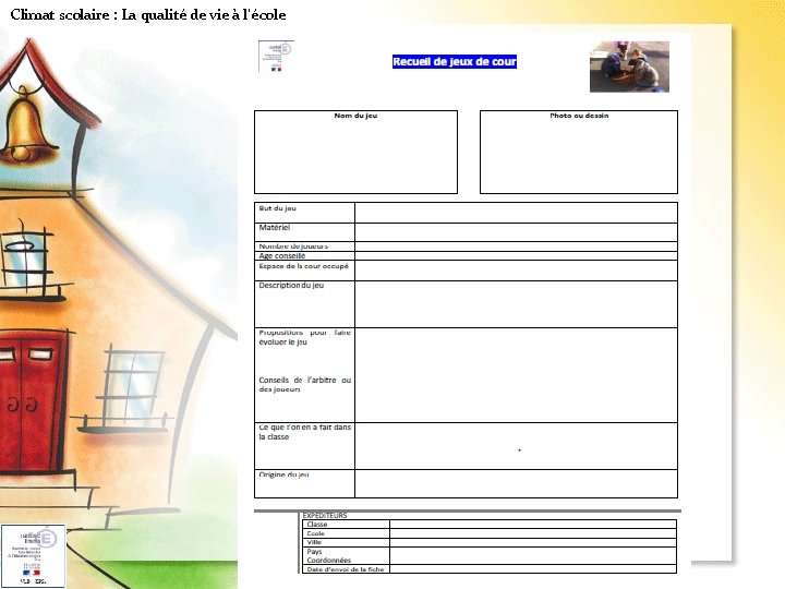 Climat scolaire : La qualité de vie à l'école 