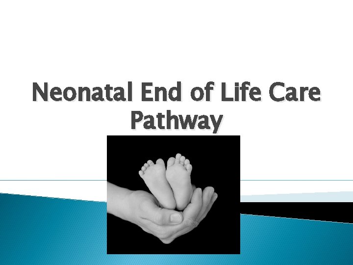 Neonatal End of Life Care Pathway 