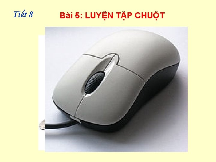 Tiê t 8 Bài 5: LUYỆN TẬP CHUỘT 