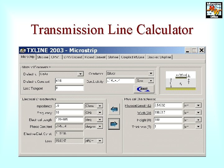 Transmission Line Calculator 