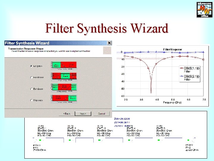 Filter Synthesis Wizard 