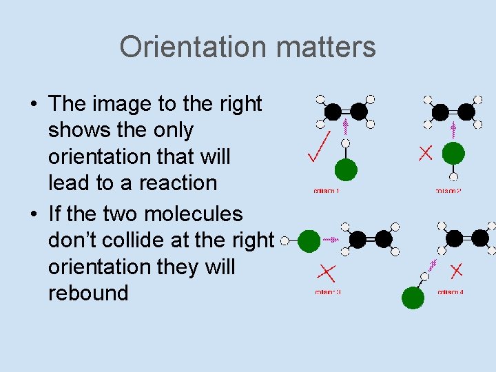 Orientation matters • The image to the right shows the only orientation that will