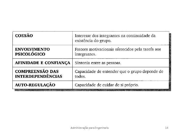 Administração para Engenharia 14 