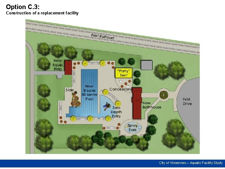 Option C. 3: Construction of a replacement facility City of Vincennes – Aquatic Facility