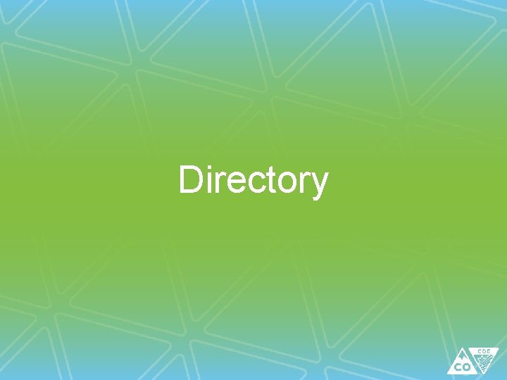 Directory 