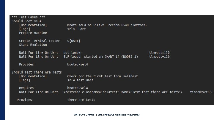 #RISCVSUMMIT | tmt. knect 365. com/risc-v-summit/ 