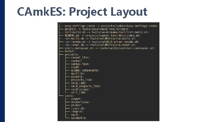 CAmk. ES: Project Layout #RISCVSUMMIT | tmt. knect 365. com/risc-v-summit/ 