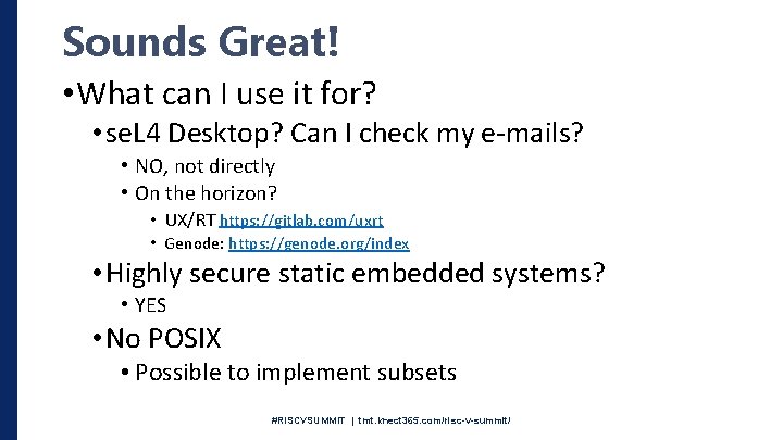 Sounds Great! • What can I use it for? • se. L 4 Desktop?