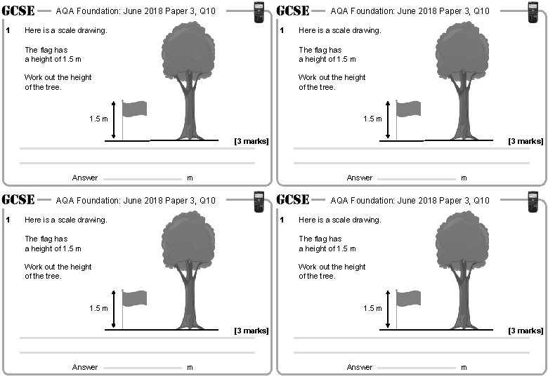 AQA Foundation: June 2018 Paper 3, Q 10 1 AQA Foundation: June 2018 Paper