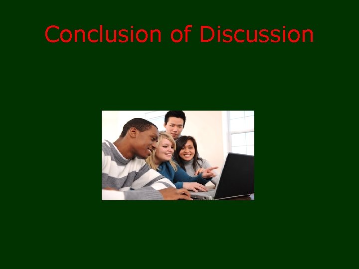 Conclusion of Discussion 