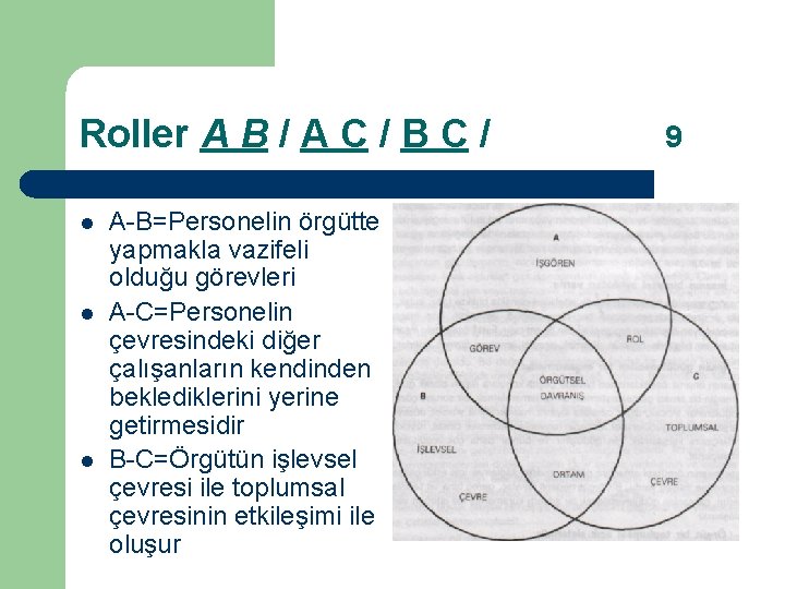 Roller A B / A C / B C / l l l A-B=Personelin