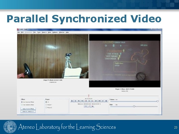 Parallel Synchronized Video 23 