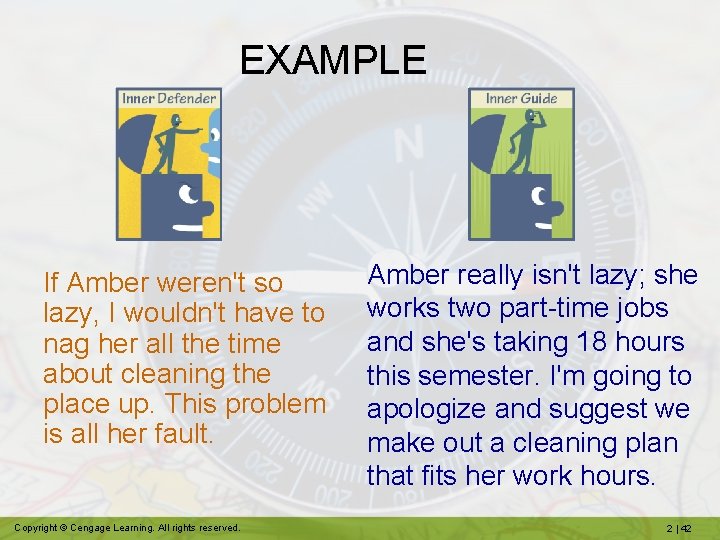 EXAMPLE If Amber weren't so lazy, I wouldn't have to nag her all the