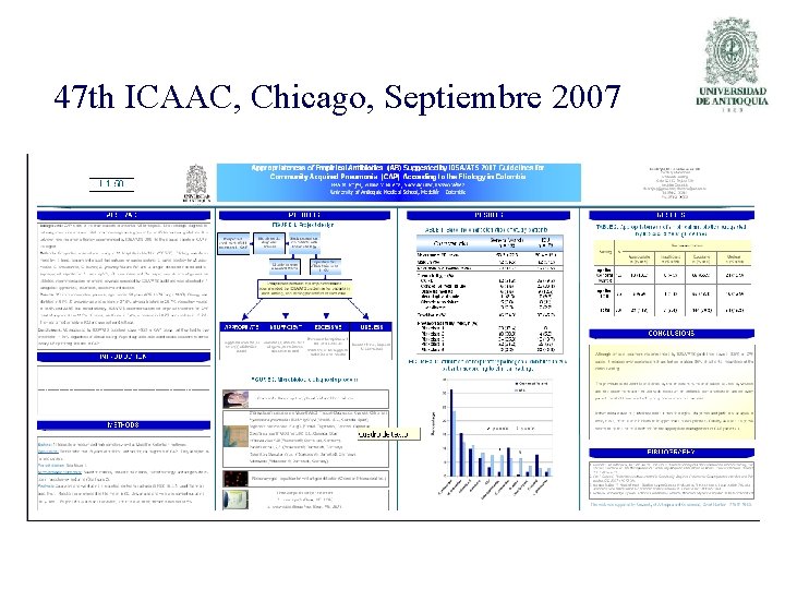 47 th ICAAC, Chicago, Septiembre 2007 