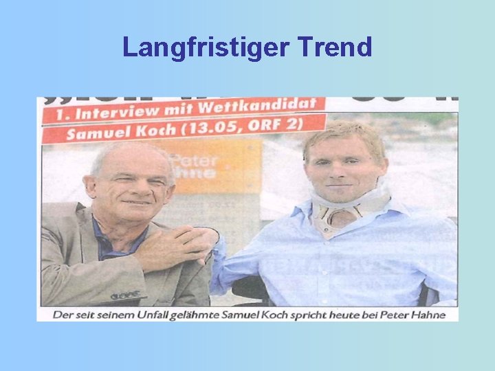 Langfristiger Trend 