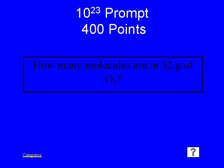 23 10 Prompt 400 Points How many molecules are in 32 g of O