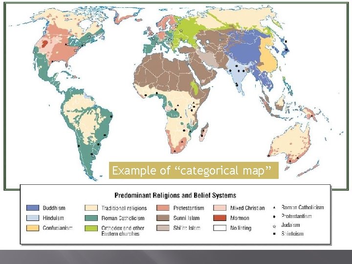 Example of “categorical map” 