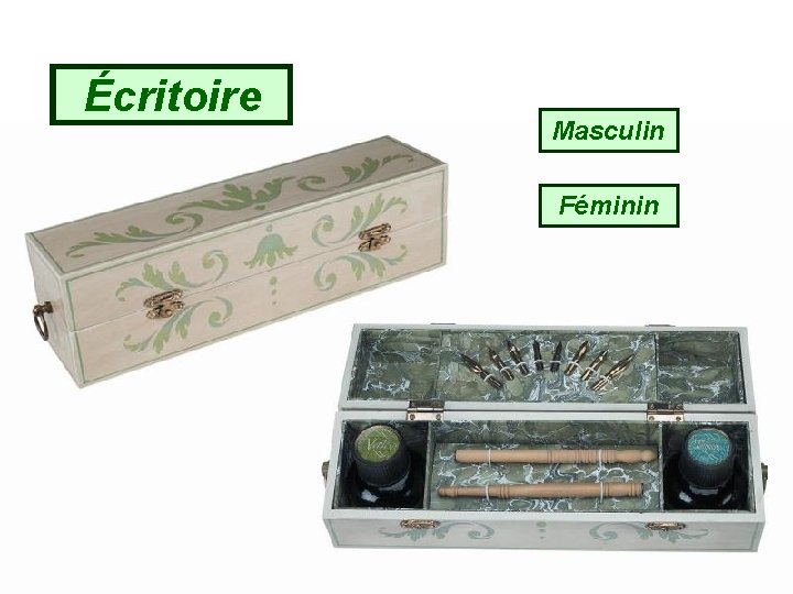 Écritoire Masculin Féminin 