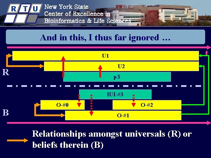 R T U New York State Center of Excellence in Bioinformatics & Life Sciences