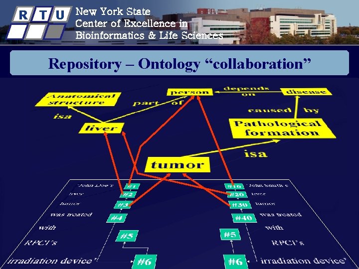 R T U New York State Center of Excellence in Bioinformatics & Life Sciences