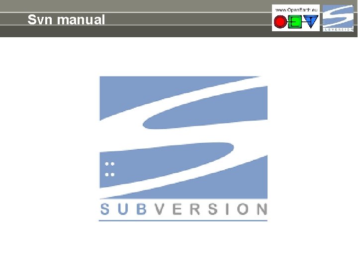 Svn manual 