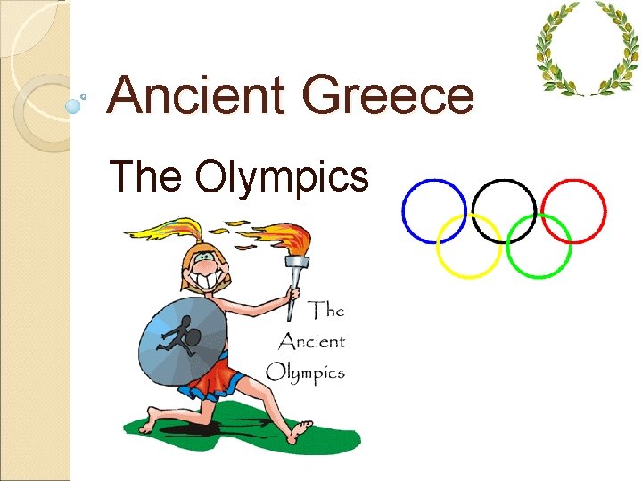 Ancient Greece The Olympics 